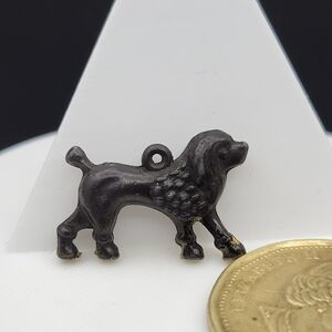 Antique Victorian Poodle Dog Charm from c1900